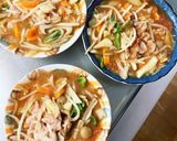 豆腐バーグ入り簡単チリコンカン味ドーム蒸作り方26写真