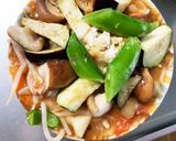 豆腐バーグ入り簡単チリコンカン味ドーム蒸作り方28写真