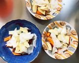 根菜和風辛子マヨ炒め温野菜サラダ作り方5写真
