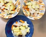 根菜和風辛子マヨ炒め温野菜サラダ作り方6写真
