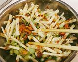 簡単！カブの鯖みそ缶和え作り方1写真