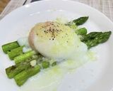 アスパラを温泉卵でとろーっとサラダ作り方6写真
