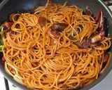 冷蔵庫の残り物で作る☆南米風中華焼きそば作り方11写真
