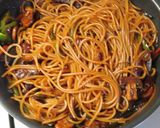 冷蔵庫の残り物で作る☆南米風中華焼きそば作り方12写真