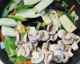 冷蔵庫の残り物で作る☆南米風中華焼きそば作り方5写真