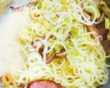 焼きそばぬるぬる和風カルボ作り方6写真