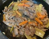 俺流！筍と豚こま肉にオイスターソース炒め作り方11写真