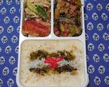 ヨウサマの減塩キノコ類のナムル弁当作り方7写真