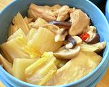 鶏と白菜の甘辛煮^_^ タロの弁当116作り方1写真