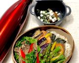 きのこと青菜の塩炒め作り方5写真