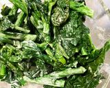 レンジ京菜の辛子マヨネーズ和え作り方6写真
