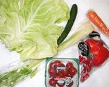 野菜サラダ♪簡単浅漬け風作り方1写真