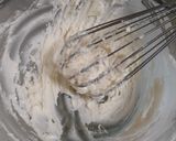 HMで♡きな粉、すり胡麻入りケーキ作り方1写真