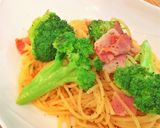 ブロッコリーとベーコンの塩麹パスタ作り方4写真