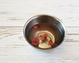 桜いちごみるく。作り方1写真