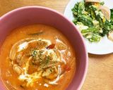 牛乳で♪鶏とカボチャのトマトクリーム煮作り方8写真