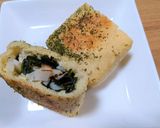 わかめ＆ちくわ&チーズ揚げない磯辺揚げ風作り方10写真