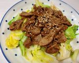 春キャベツの牛肉のっけ盛り作り方4写真