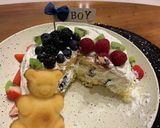 ジェンダーリビールケーキ作り方2写真