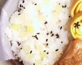 自分弁当・4月8日作り方1写真
