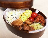 自分弁当・4月8日作り方2写真
