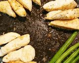 ササミ・マヨ麺つゆ焼き作り方2写真