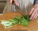 簡単♪水菜ときゅうりのサラダ作り方2写真