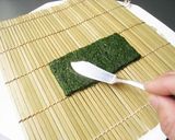 ほうれん草で海苔作り作り方2写真