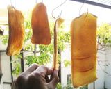 カブの皮でスルメ作り方3写真