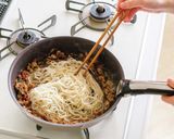 パスタde中華！ピリ辛麻婆ライスパスタ作り方8写真