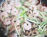◇海老と水菜で和風パスタ♪(^-^)◇作り方3写真
