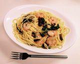 ◇海老と水菜で和風パスタ♪(^-^)◇作り方7写真