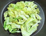 アンチョビ粉で春キャベツ炒め作り方4写真