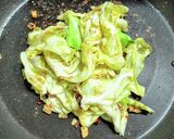 アンチョビ粉で春キャベツ炒め作り方5写真