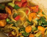 炒めて作る！スパイシー夏野菜チキンカレー作り方7写真