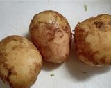 新ジャガのカレー風味粉ふき芋作り方1写真