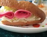 レタス&ビアハム&チーズマヨサンド♡作り方3写真