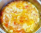 トマトとささみのにんにく卵スープ♡作り方24写真