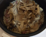 簡単！美味！ベーコンと舞茸の炊き込みご飯作り方4写真