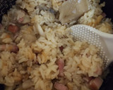 簡単！美味！ベーコンと舞茸の炊き込みご飯作り方5写真