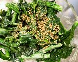 レンジ京菜の辛子マヨネーズ和え作り方8写真