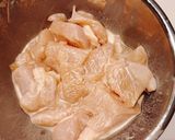 【簡単】鶏むね肉と茹で卵のマスタード和え作り方4写真