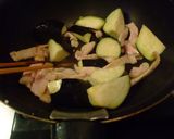 しし唐と茄子の味噌炒め作り方2写真