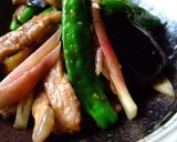 しし唐と茄子の味噌炒め作り方4写真