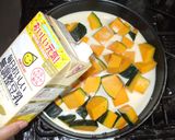 かぼちゃのビタミン豆乳煮♪簡単東洋医学作り方4写真