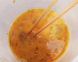 のりの佃煮で☆だし巻き卵作り方2写真