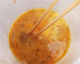のりの佃煮で☆だし巻き卵作り方2写真