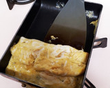 のりの佃煮で☆だし巻き卵作り方4写真