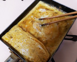 のりの佃煮で☆だし巻き卵作り方7写真