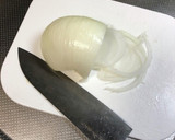 簡単！シャキシャキ新玉ねぎと豆苗のナムル作り方1写真